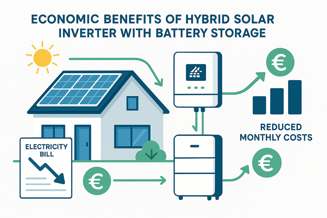 Hybrid Wechseltichter with Battery Storage
