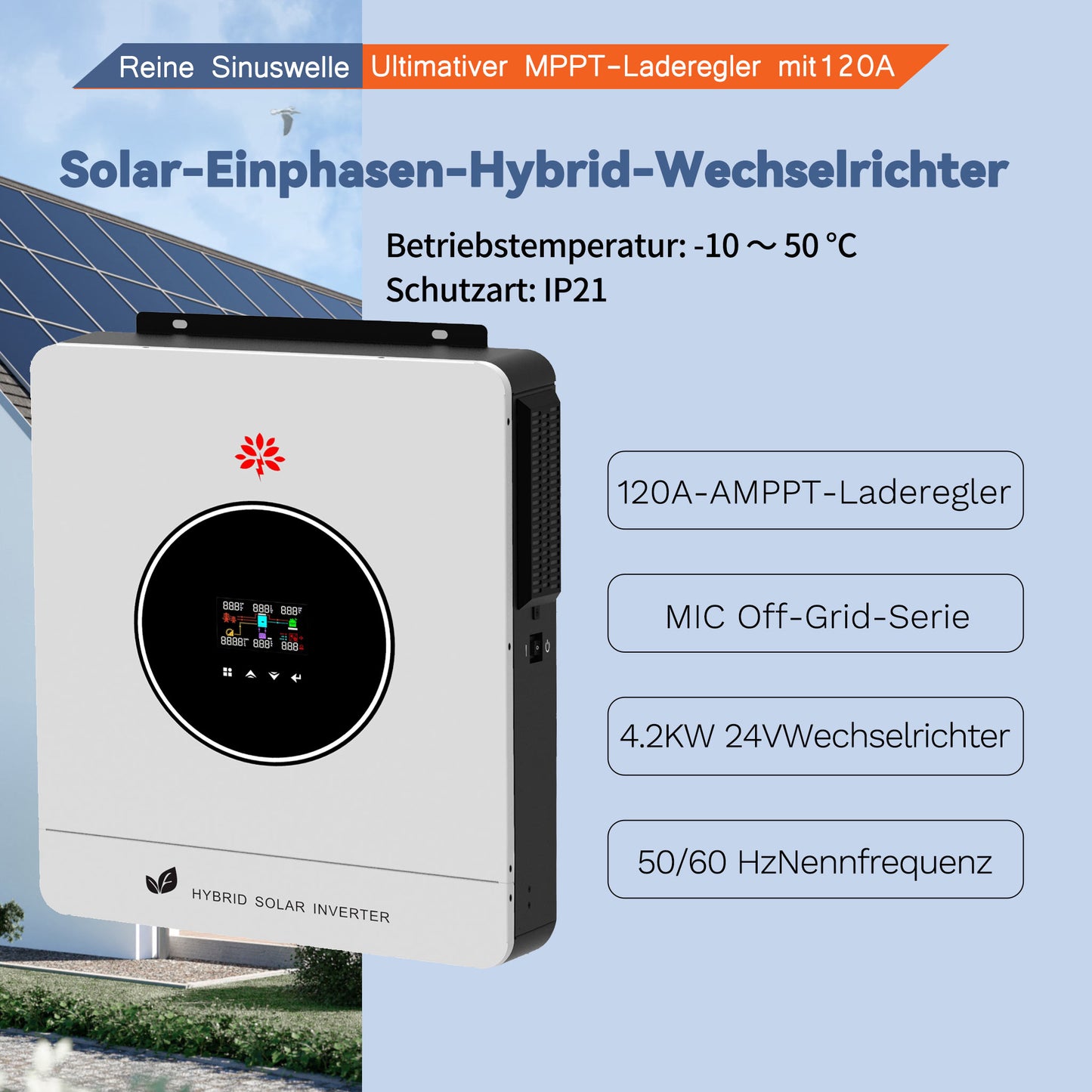 Homepow LMS-4200W Hybrid-Wechselrichter