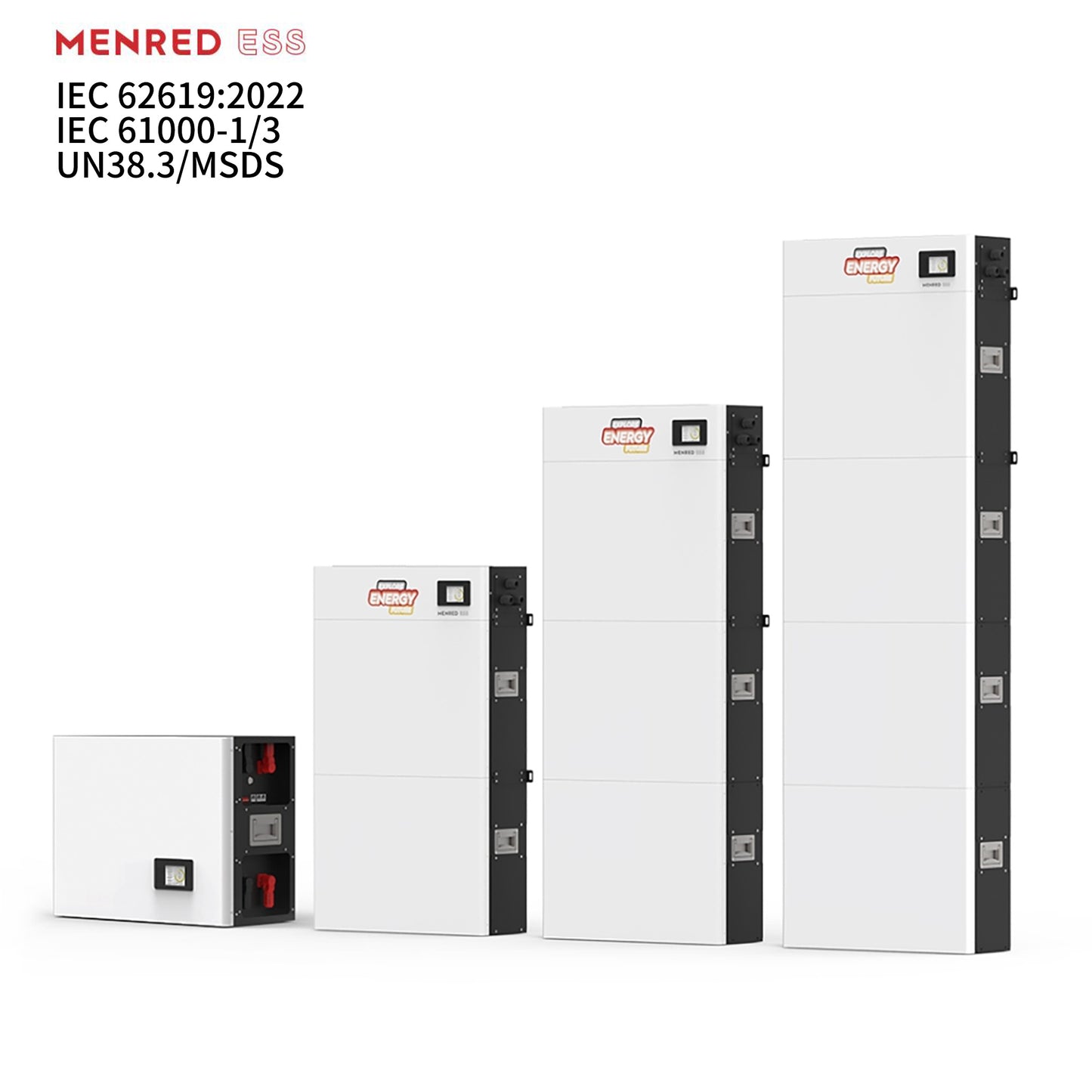 Homepow MRD-12,28 kWh Niedervoltbatterie – Indoor LiFePO₄-Cluster mit Touchscreen-EMS & Multi-Protokoll - HomePow