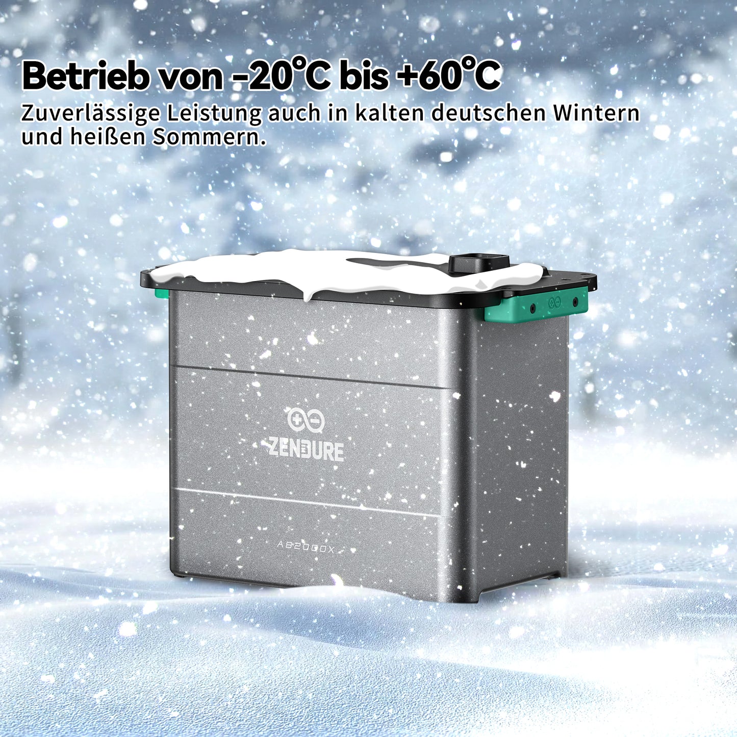 Homepow ZT-AB2000X Batterie – 1,92 kWh LiFePO₄ Speicher mit IP65, 10 Jahren Garantie & Plug-and-Play Installation - HomePow