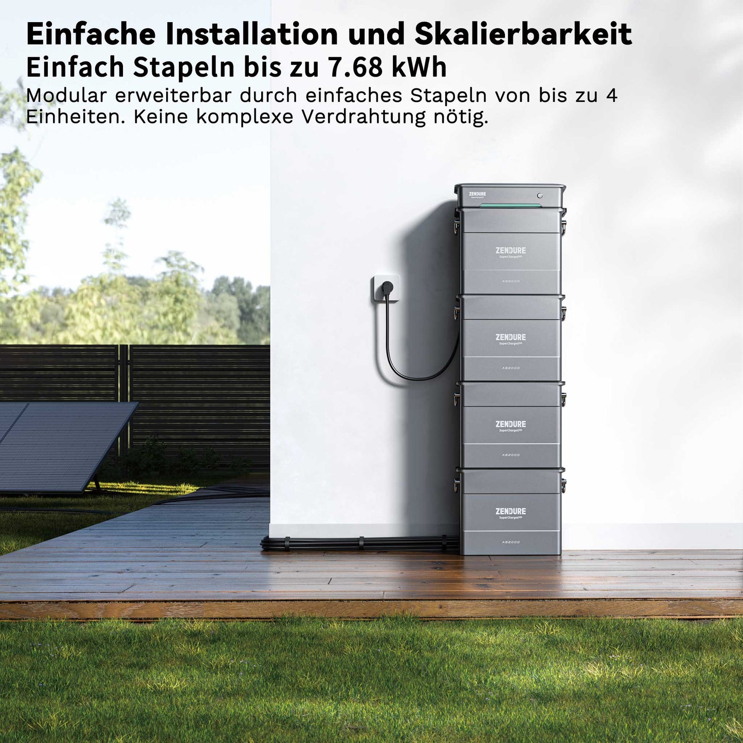 Homepow ZT-AB2000X Batterie – 1,92 kWh LiFePO₄ Speicher mit IP65, 10 Jahren Garantie & Plug-and-Play Installation - HomePow