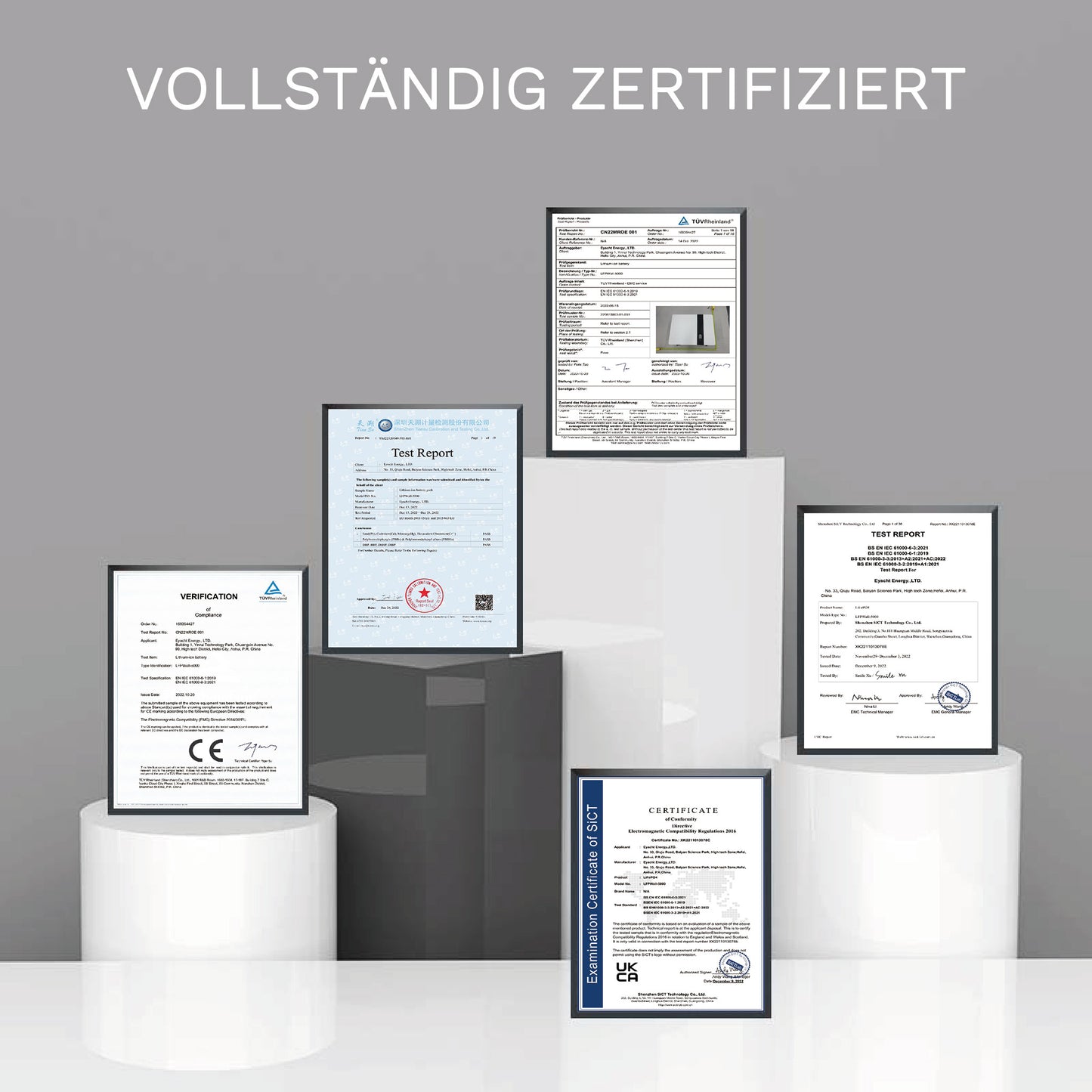 Homepow HF‑5 kWh Niedervoltbatterie – Wand- oder Bodenmontage, IP65, 6000+ Zyklen - HomePow