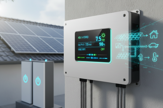 Hybrid Wechselrichter 48V: Ihr einfacher Leitfaden für unabhängige Energieversorgung mit Solarcloud-Anbindung