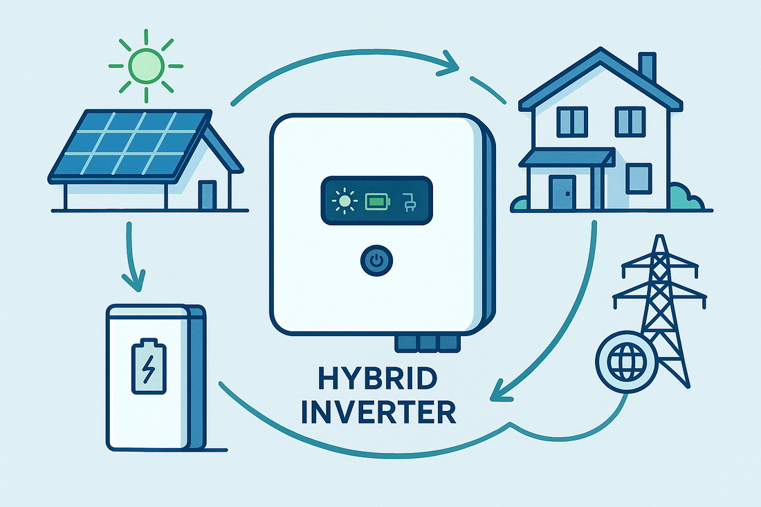 Hybrid-Wechselrichter 2025: Der einfache Leitfaden für mehr Energieunabhängigkeit