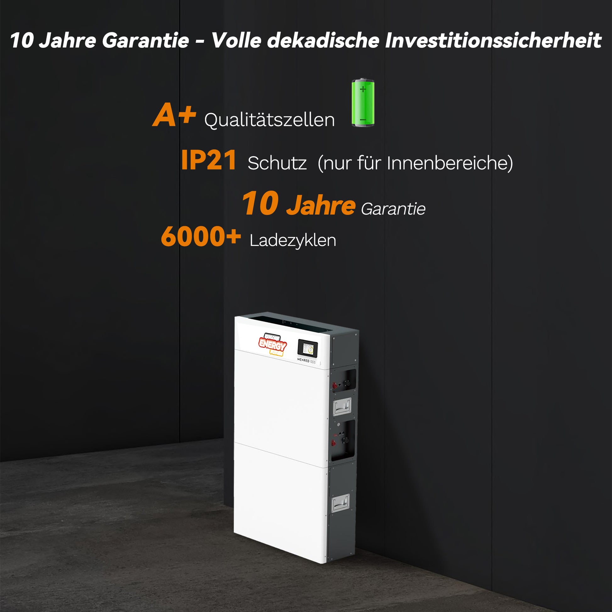 Homepow MRD-12,28 kWh Niedervoltbatterie – Indoor LiFePO₄-Cluster mit Touchscreen-EMS & Multi-Protokoll - HomePow