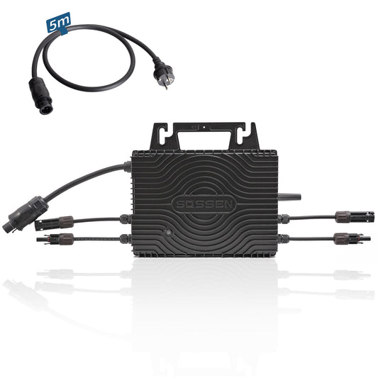Homepow SS-800W Mikrowechselrichter – 800W Solar Wechselrichter mit Dual-MPPT, IP67 & Echtzeit-App für Balkonkraftwerke