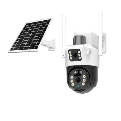 Homepow WSA-Q15 Dual-Objektiv Solar-Überwachungskamera (4G / WiFi) - HomePow