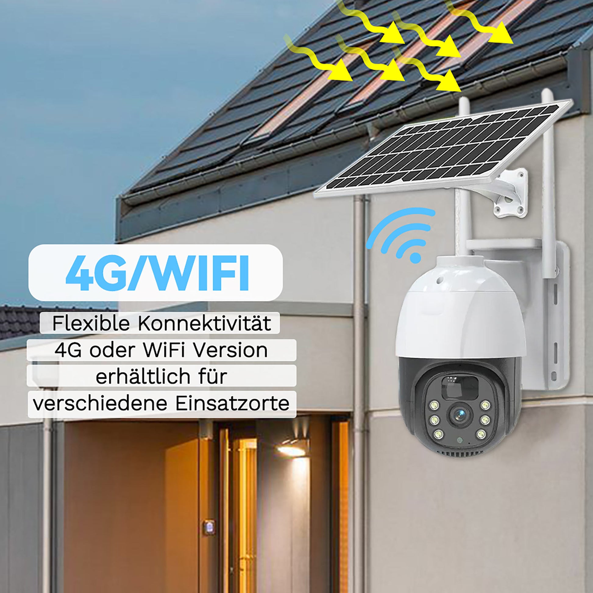 Homepow WSA-Q9 Solar-Überwachungskamera (4G / WiFi) - HomePow