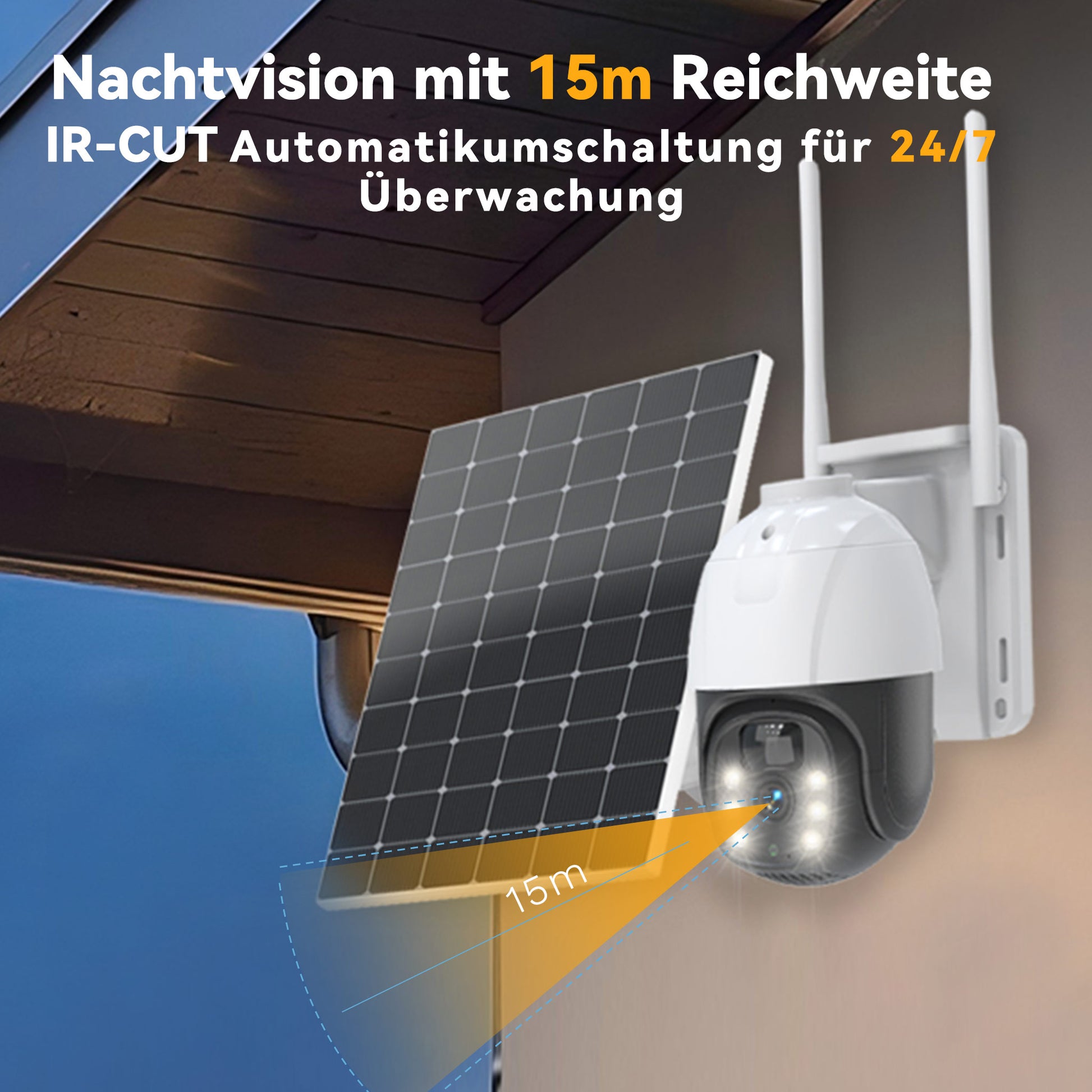 Homepow WSA-Q9 Solar-Überwachungskamera (4G / WiFi) - HomePow