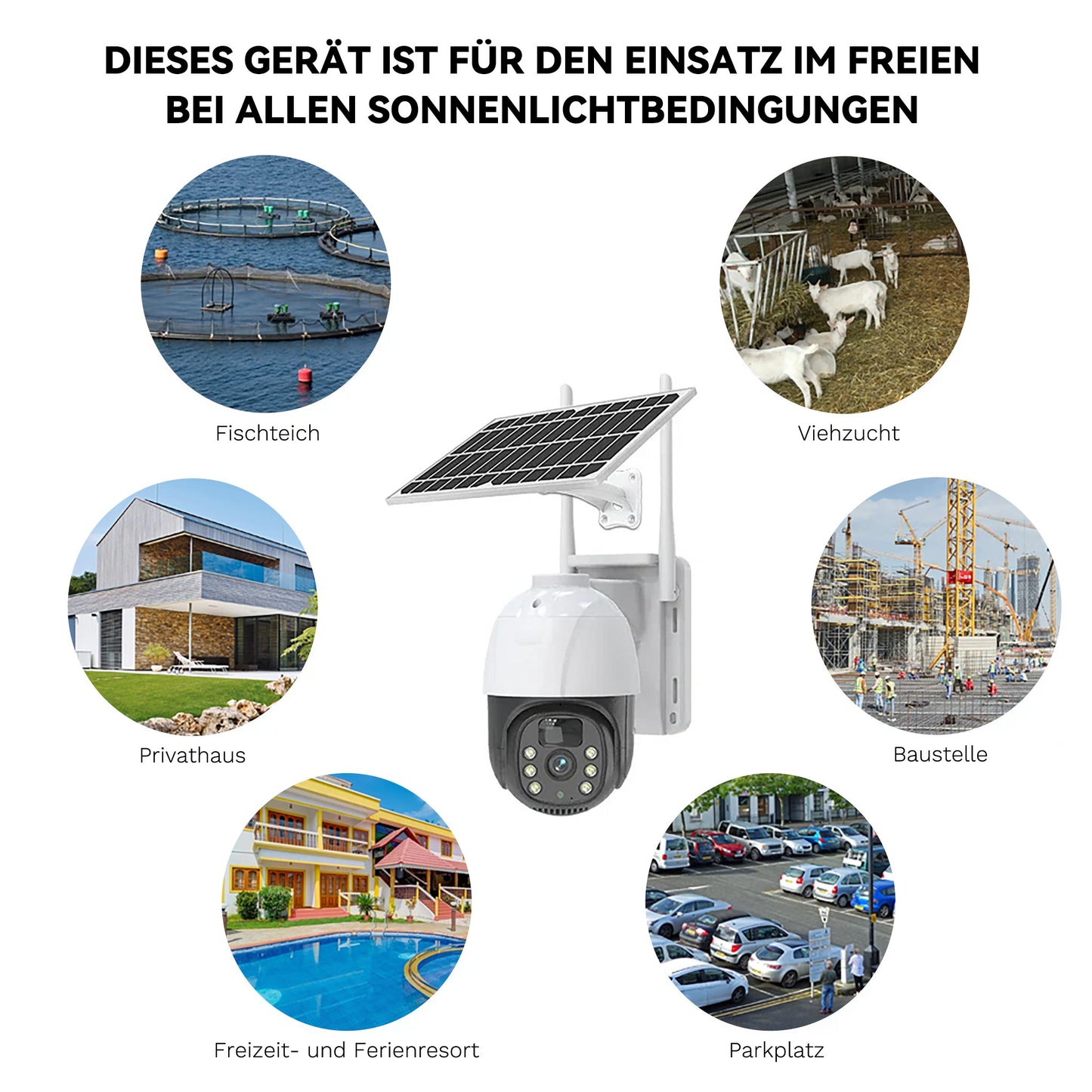 Homepow WSA-Q9 Solar-Überwachungskamera (4G / WiFi) - HomePow
