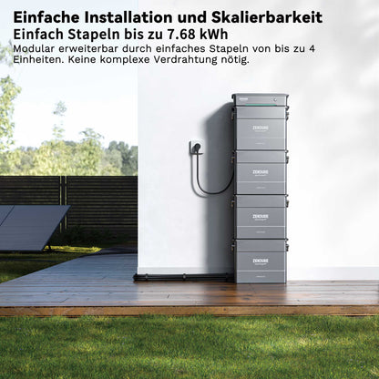 Homepow ZT-AB2000X Batterie – 1,92 kWh LiFePO₄ Speicher mit IP65, 10 Jahren Garantie & Plug-and-Play Installation - HomePow
