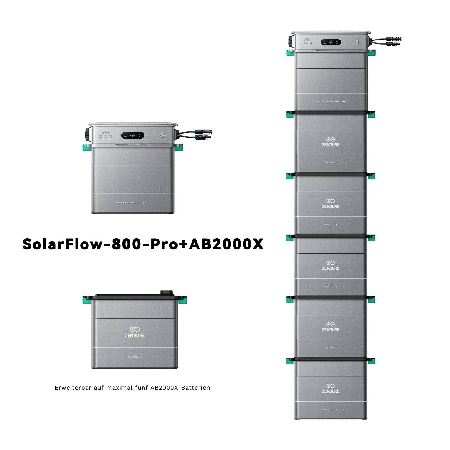 Homepow ZT-800PRO – 800 W Balkon-Energiespeichersystem mit 1,92 kWh LiFePO₄-Batterie & KI-Energiemanagement - HomePow