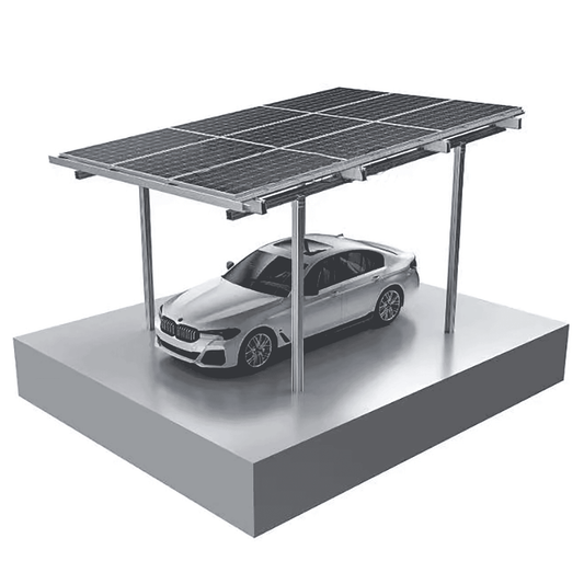 Homepow freistehende PV-Carport-Stützkonstruktion aus Aluminium - HomePow