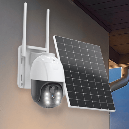 Q9 7.5W Solar 4G WiFi Überwachungskamera Außen Großhandel 10 Stk./Karton - HomePow